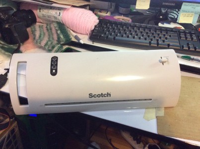 My favorite laminator.